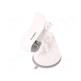 Car holder | white | for windscreen | Size: max.6,8"