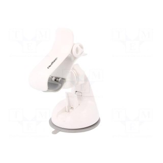 Car holder | white | for windscreen | Size: max.6.8"
