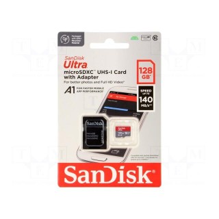 Memory card | Android | microSDXC | R: 140MB/s | Class 10 UHS U1