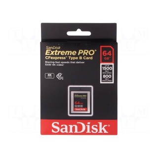 Memory card | Extreme Pro | CFexpress B | R: 1500MB/s | W: 800MB/s
