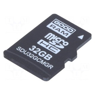 Memory card | industrial | MLC,SD Micro | 32GB | UHS I U1 | 0÷70°C