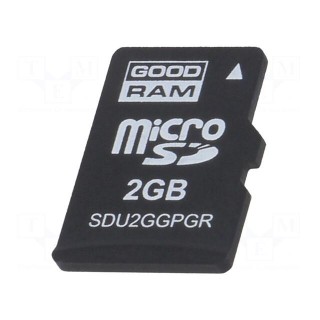 Memory card | industrial | SD Micro,pSLC | 2GB | Class 6 | -25÷85°C