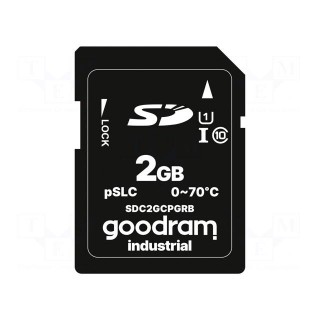 Memory card | industrial | pSLC,SD | Class 6 | 2GB | 0÷70°C
