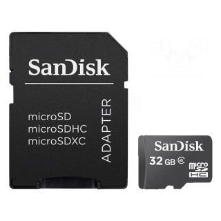 Memory card | microSDHC | Class 4 | 32GB