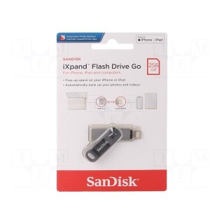 Pendrive | USB 3.0 | 256GB | Apple Lightning plug,USB A