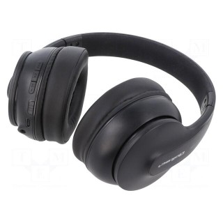 Wireless headphones with microphone | black | 20÷22000Hz | 10m | 32Ω