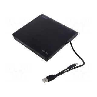External DVD drive | black | USB A | 147x141x17mm
