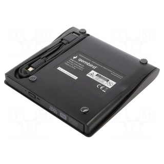 External DVD drive | black | USB A,USB C | USB 3.1 | 140x140x18mm