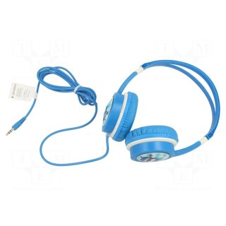 Headphones | blue | Jack 3,5mm | headphones | 1.2m | 85dB