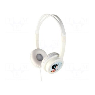 Headphones | white | Jack 3,5mm | headphones | 1.2m | 85dB