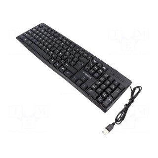 Keyboard | black | USB A | wired,US layout | 1.2m