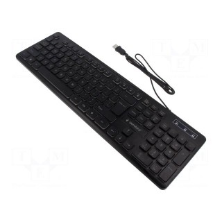 Keyboard | black | USB A | wired,US layout | Len: 1.45m