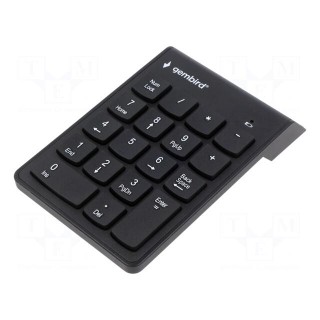 Keyboard | black | USB A | wireless,numeric
