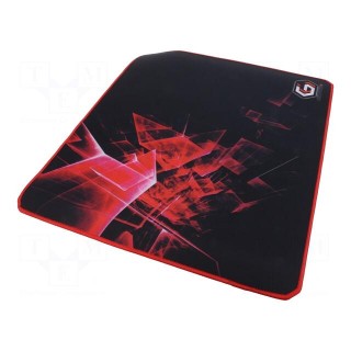 Mouse pad | black,red | 400x450x3mm