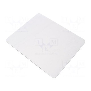 Mouse pad | white | Features: labelling-friendly surface