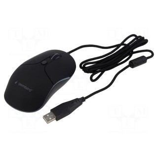 Optical mouse | black | USB A | wired | Features: DPI change button