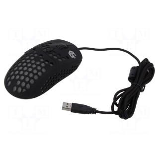 Optical mouse | black | USB A | wired | Features: DPI change button