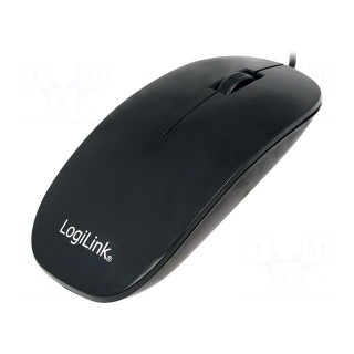 Optical mouse | black | USB | wired | No.of butt: 3