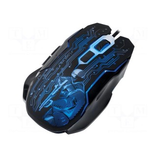 Optical mouse | black,mix colors | USB | wired | No.of butt: 6