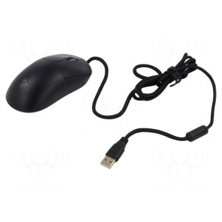 Optical mouse | black,red | USB A | wired | 1.8m | No.of butt: 7