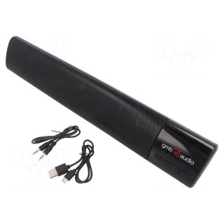 Speaker | black | Jack 3,5mm,microSD,USB A,USB B micro | 10m | 4h