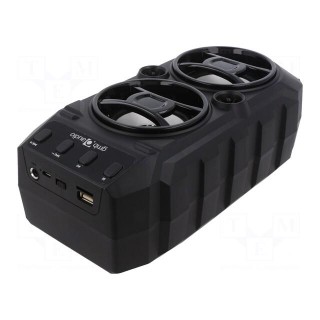 Speaker | black | Jack 3,5mm,microSD,USB A,USB B micro | 10m | 6h