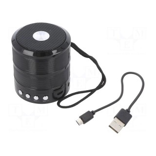 Speaker | black | microSD,USB B micro | Bluetooth 2.1 EDR | 10m | 3h