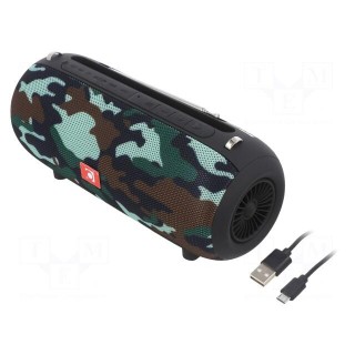 Speaker | camo | Jack 3,5mm,microSD,USB B micro | Bluetooth 5.1