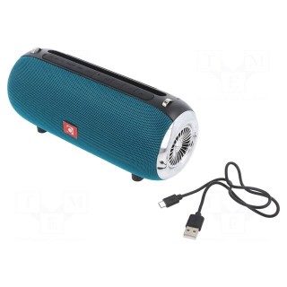 Speaker | green | Jack 3,5mm,microSD,USB B micro | Bluetooth 5.1