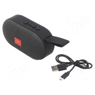 Speaker | grey | Jack 3,5mm,microSD,USB B micro | 120Hz÷20kHz | 10m