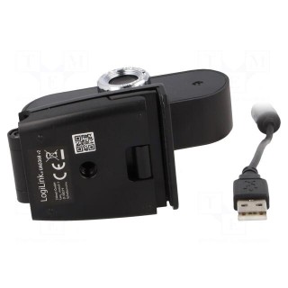 Webcam | black | USB | Features: Full HD 1080p,PnP | 1.45m | clip | 60°