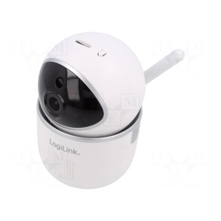 Camera IP | white | USB B micro socket | 1.2m | free-standing | 355°
