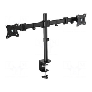 Monitor holder | 8kg | Size: 13"-27" | for two monitors | 428mm
