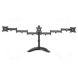 Monitor holder | 8kg | Size: 13"-27" | for three monitors | 746mm