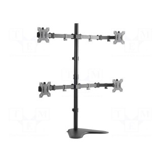 Monitor holder | 8kg | Size: 13"-32" | for four monitors | 460mm