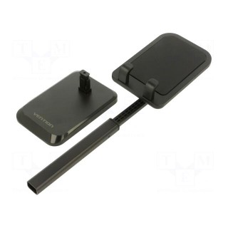 Tablet/smartphone stand | 4÷12.9" | black