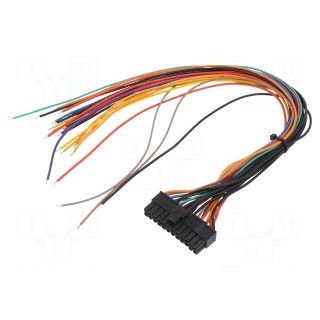 Cable: mains | ATX female 24pin,wires | 0.4m
