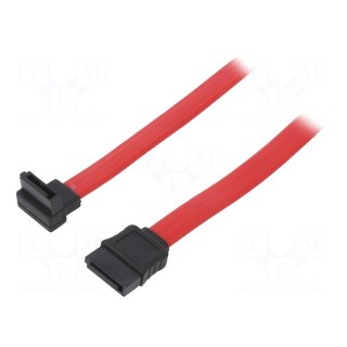 Cable: SATA | SATA L-Type plug,SATA L-Type angled plug | 0.5m