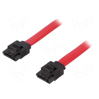 Cable: SATA | SATA L-Type plug x2 | 900mm | red