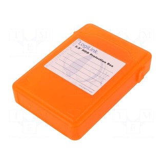 Hard discs housing: 3,5" | Enclos.mat: plastic | orange