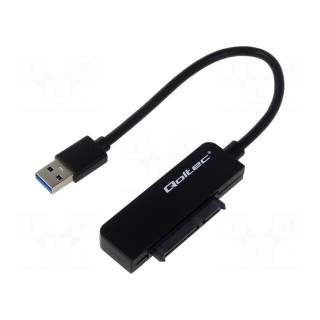 USB to SATA adapter | PnP | SATA 22pin female,USB A plug | 0.19m