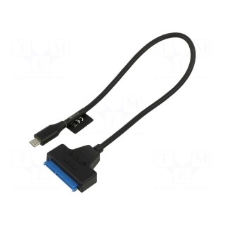 USB to SATA adapter | SATA plug,USB C plug | 0.2m | Cablexpert