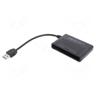 USB to SATA adapter | PnP | SATA plug,USB A plug | 0.13m | black