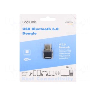 BT adapter | USB A | Bluetooth 5.0 | USB | 3Mbps | 10m