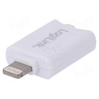 Card reader: memory | Apple Lightning plug | microSD | R: 30MB/s