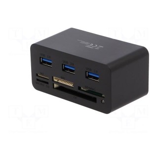 Hub USB | USB A socket x3,USB B micro socket | USB 2.0,USB 3.0