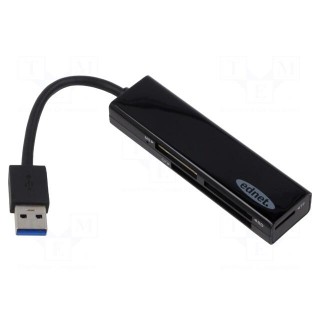 Card reader: memory | USB 3.0 | black | 5Gbps | Communication: USB