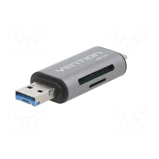 Card reader: memory | USB A plug,USB B micro plug,USB C plug