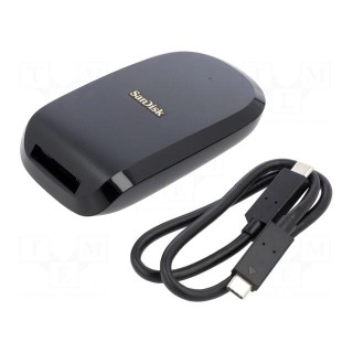 Card reader: memory | USB B micro socket | USB 3.1 | CFexpress B
