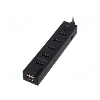 Hub USB | USB 2.0 | PnP | Number of ports: 7 | 480Mbps